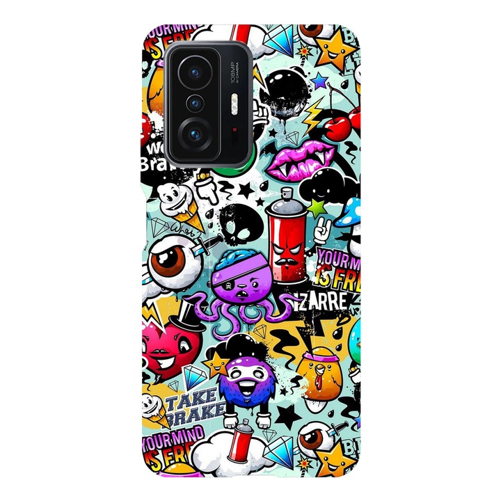 Husa telefon compatibila cu Xiaomi Redmi Note 14, Viceversa, model Graffity, Silicon, TPU