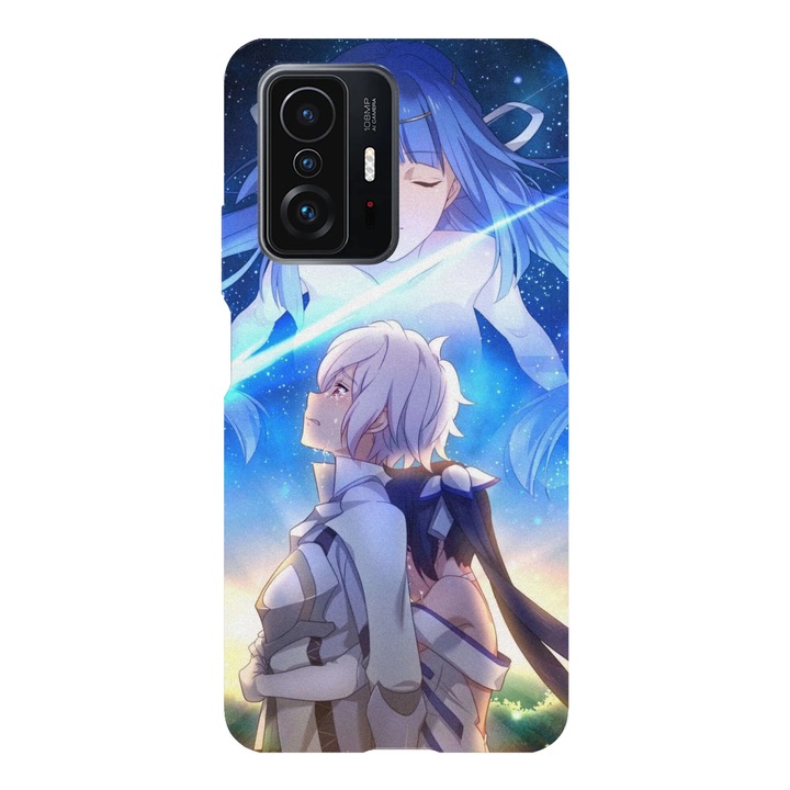 Husa telefon compatibila cu Xiaomi Redmi Note 14 Pro Plus, Viceversa, model Hestia x Bell DanMachi, Silicon, TPU