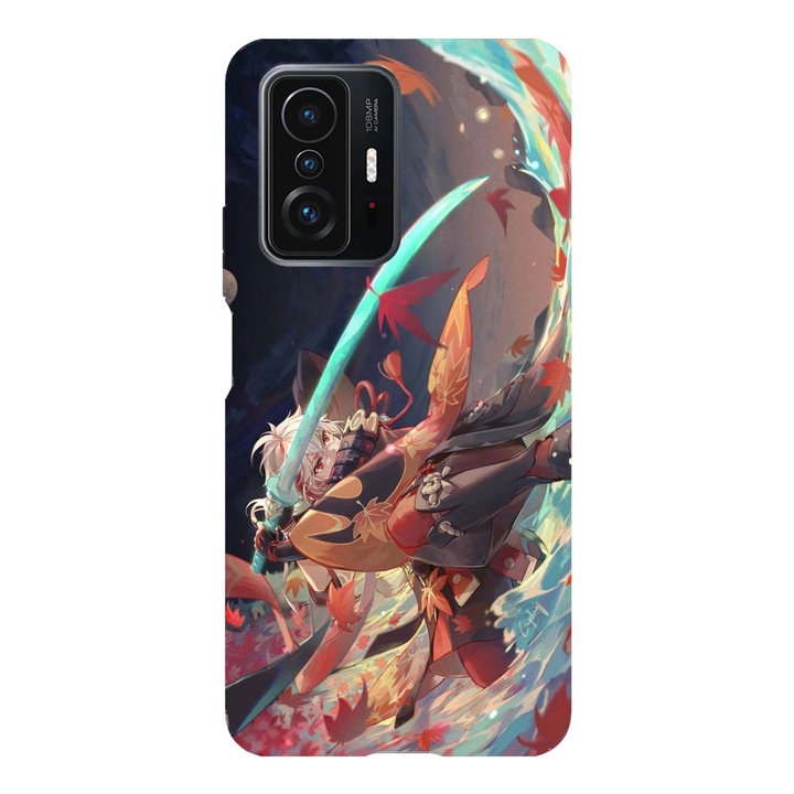 Husa telefon compatibila cu Xiaomi Redmi Note 14 Pro Plus, Viceversa, model Kazuha Genshin Impact, Silicon, TPU