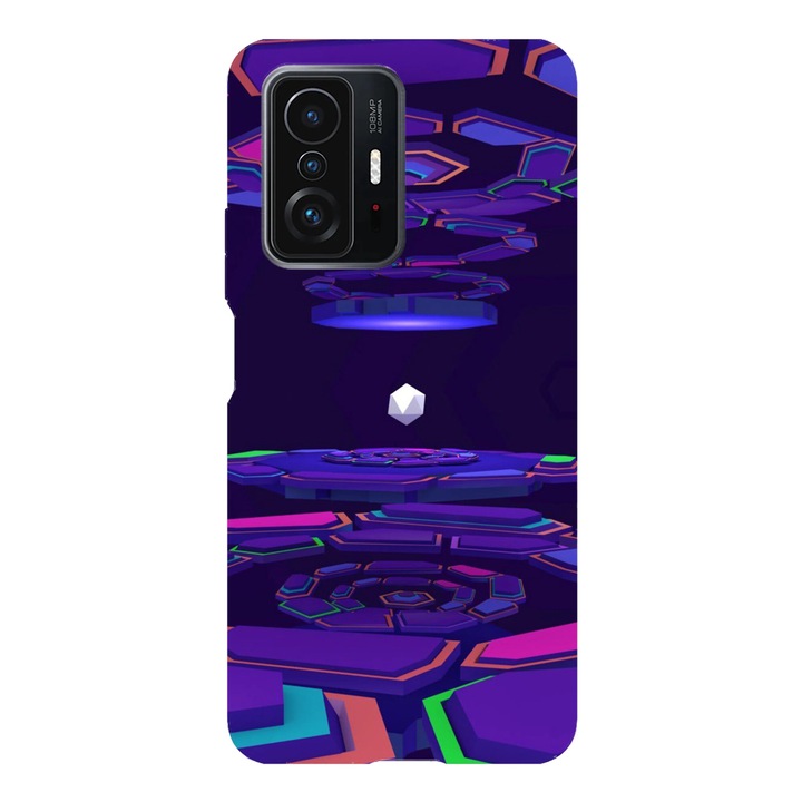 Husa telefon compatibila cu Xiaomi Redmi Note 14 Pro Plus, Viceversa, model Neon element, Silicon, TPU