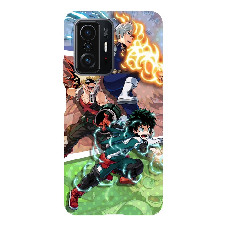 Husa telefon compatibila cu Xiaomi Redmi Note 14 Pro, Viceversa, model My hero Academia Team Battle, Silicon, TPU
