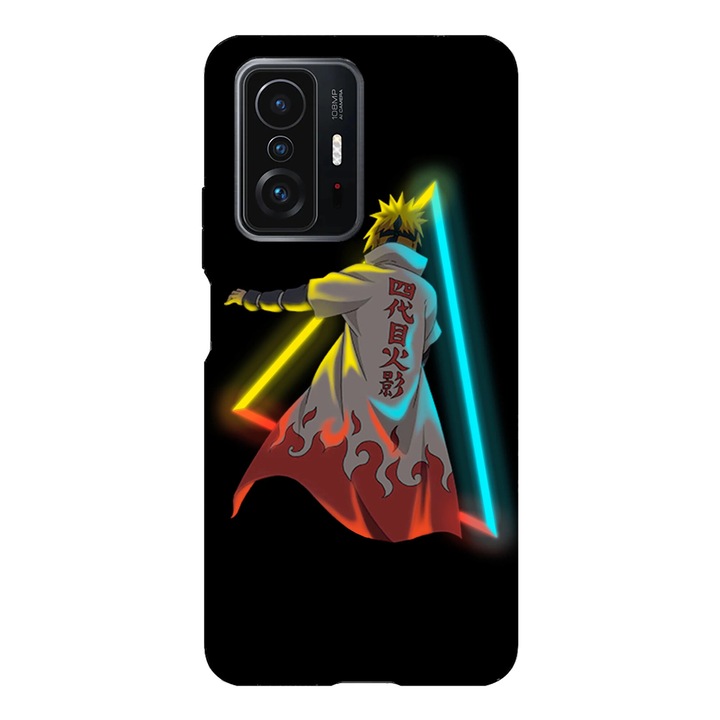 Husa telefon compatibila cu Xiaomi Redmi Note 14 Pro Plus, Viceversa, model Neon Minato, Silicon, TPU