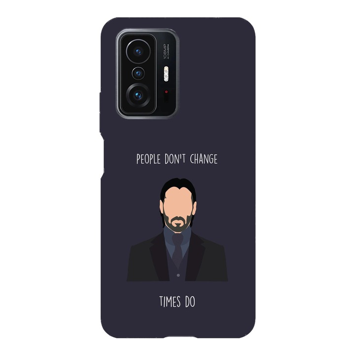 Husa telefon compatibila cu Xiaomi Redmi Note 14 Pro Plus, Viceversa, model People dont Change John Wick, Silicon, TPU