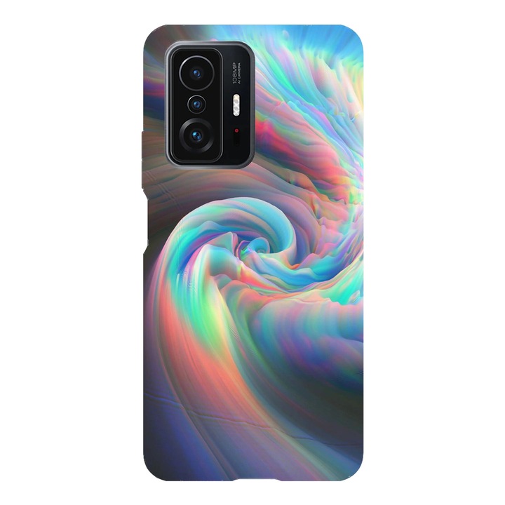 Husa telefon compatibila cu Xiaomi Redmi Note 14 Pro, Viceversa, model Neon Holo, Silicon, TPU