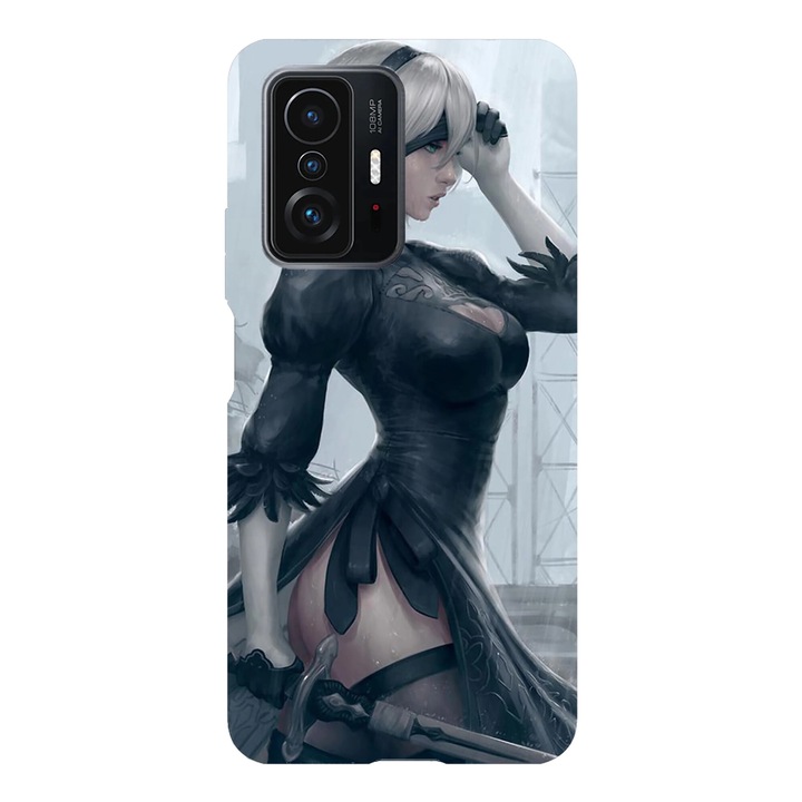 Husa telefon compatibila cu Xiaomi Redmi Note 14 Pro, Viceversa, model Nier Automata, Silicon, TPU