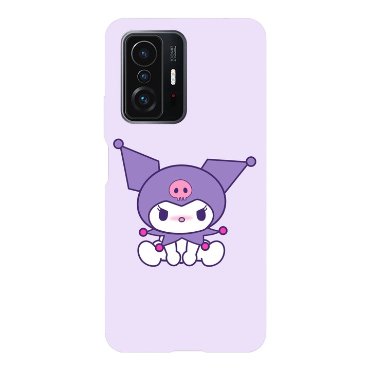 Husa telefon compatibila cu Xiaomi Redmi Note 14 Pro Plus, Viceversa, model Purple Kuromi Hello Kitty, Silicon, TPU