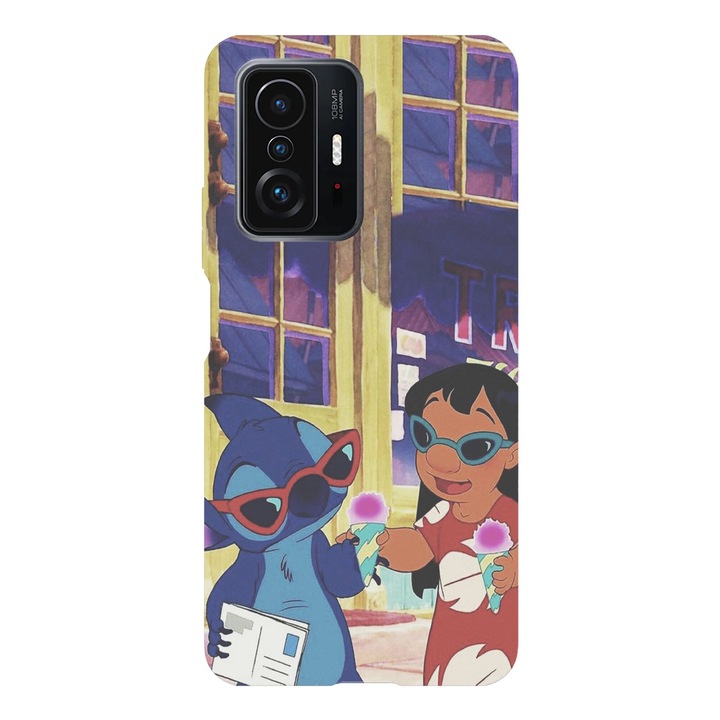 Xiaomi 14T Pro, Viceversa, Retro snowcone Lilo & Stitch minta, szilikon, TPU telefontok kompatibilis