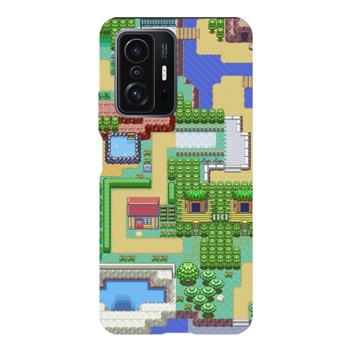 Husa telefon compatibila cu Xiaomi Redmi Note 14 Pro Plus, Viceversa, model Pokemon pixelated map, Silicon, TPU