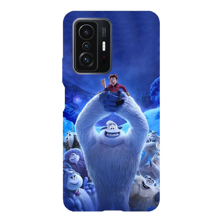 Калъф за телефон, съвместим с Xiaomi Redmi Note 14, модел Viceversa, Percy и Migo Smallfoot, силикон, TPU