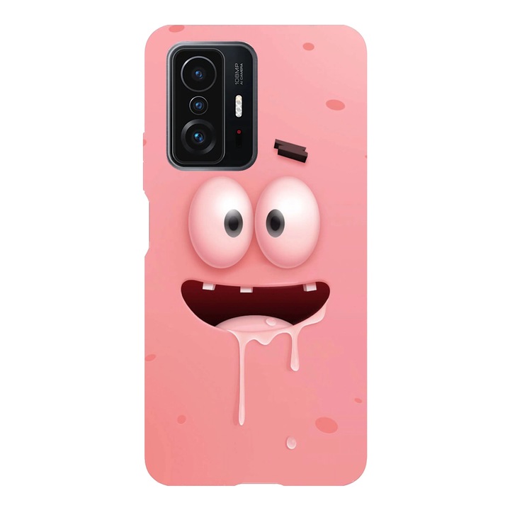 Husa telefon compatibila cu Xiaomi Redmi Note 14 Pro Plus, Viceversa, model Patrick Drooling SpongeBob, Silicon, TPU