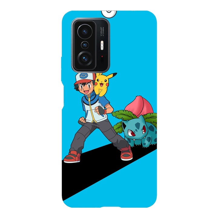 Husa telefon compatibila cu Xiaomi Redmi Note 14 Pro Plus, Viceversa, model Pokemon gotta catch them all, Silicon, TPU