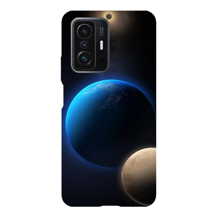Husa telefon compatibila cu Xiaomi Redmi Note 14 Pro Plus, Viceversa, model Planet orbit, Silicon, TPU