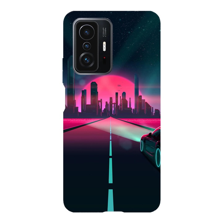 Husa telefon compatibila cu Xiaomi Redmi Note 14 Pro Plus, Viceversa, model Night City, Silicon, TPU