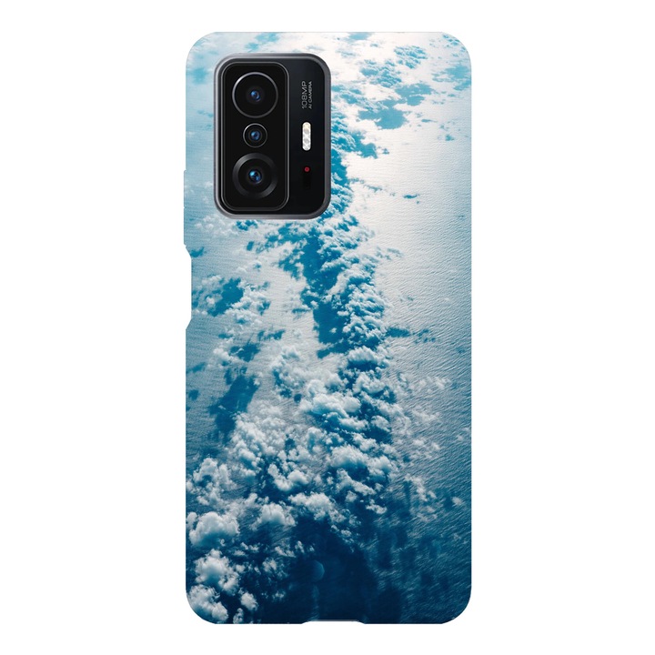 Калъф за телефон, съвместим с Xiaomi Redmi Note 14 Pro Plus, обратно, модел Over the clouds, силикон, TPU