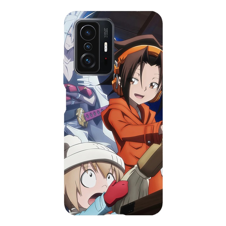 Husa telefon compatibila cu Xiaomi Redmi Note 14 Pro, Viceversa, model Manta, Yoh and Amidamary Shaman King, Silicon, TPU