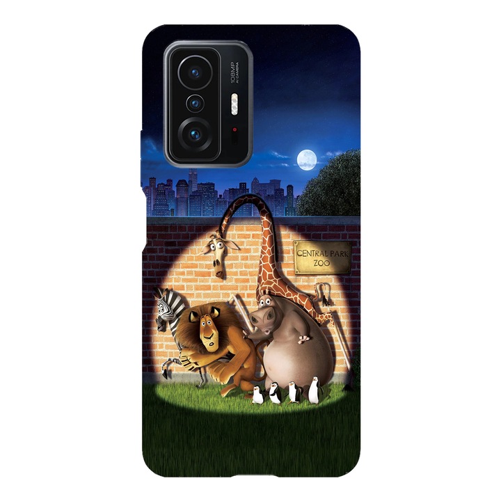 Husa telefon compatibila cu Xiaomi Redmi Note 14 Pro, Viceversa, model Madagascar central park zoo, Silicon, TPU