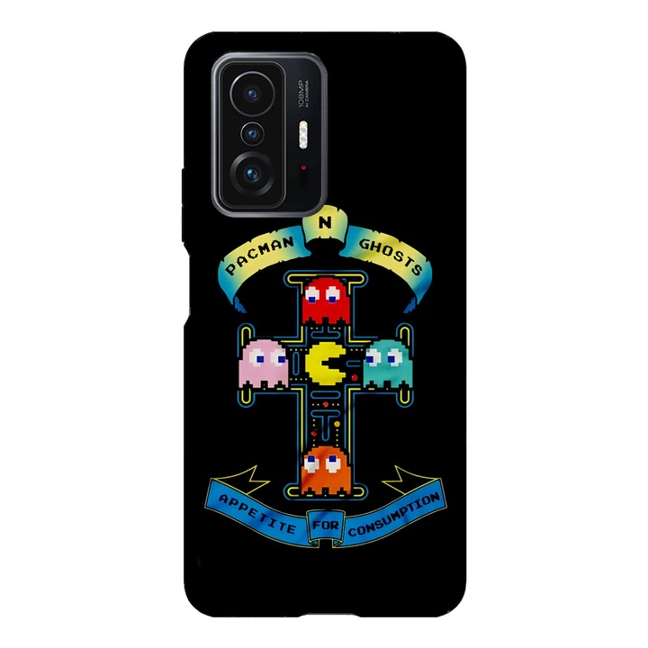 Husa telefon compatibila cu Xiaomi Redmi Note 14 Pro Plus, Viceversa, model Pacman Ghosts, Silicon, TPU
