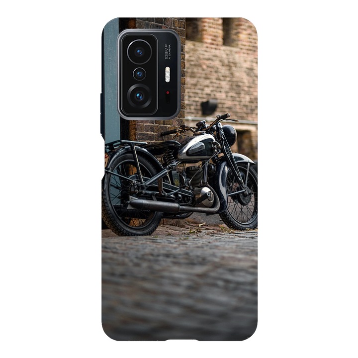 Husa telefon compatibila cu Xiaomi Redmi Note 14 Pro Plus, Viceversa, model Retro motorbike, Silicon, TPU
