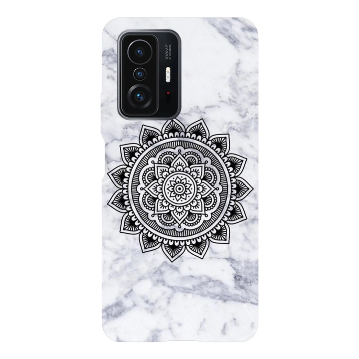 Husa telefon compatibila cu Xiaomi Redmi Note 14 Pro, Viceversa, model Marble Mandala, Silicon, TPU