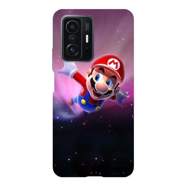 Husa telefon compatibila cu Xiaomi Redmi Note 14 Pro Plus, Viceversa, model Mario space diving, Silicon, TPU