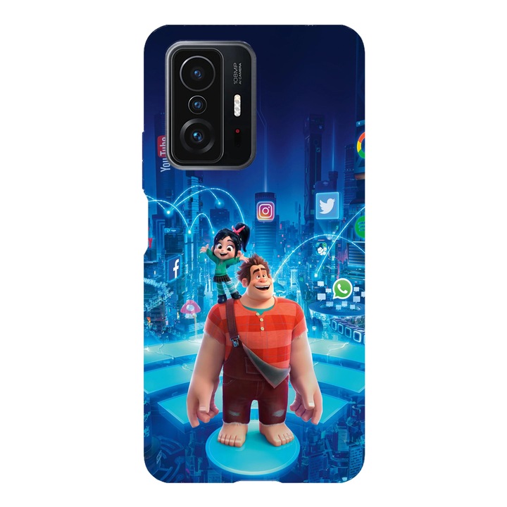 Husa telefon compatibila cu Xiaomi Redmi Note 14 Pro, Viceversa, model Ralph Digital life Ralph break the internet, Silicon, TPU