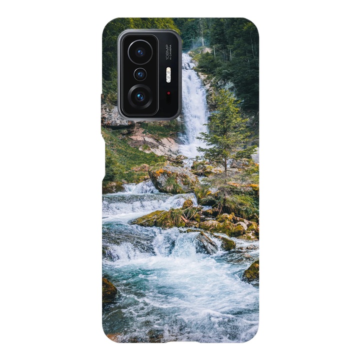 Husa telefon compatibila cu Xiaomi Redmi Note 14 Pro Plus, Viceversa, model Peacefull waterfall, Silicon, TPU