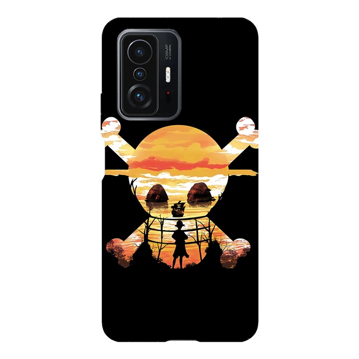 Husa telefon compatibila cu Xiaomi Redmi Note 14 Pro Plus, Viceversa, model One Piece Skull, Silicon, TPU
