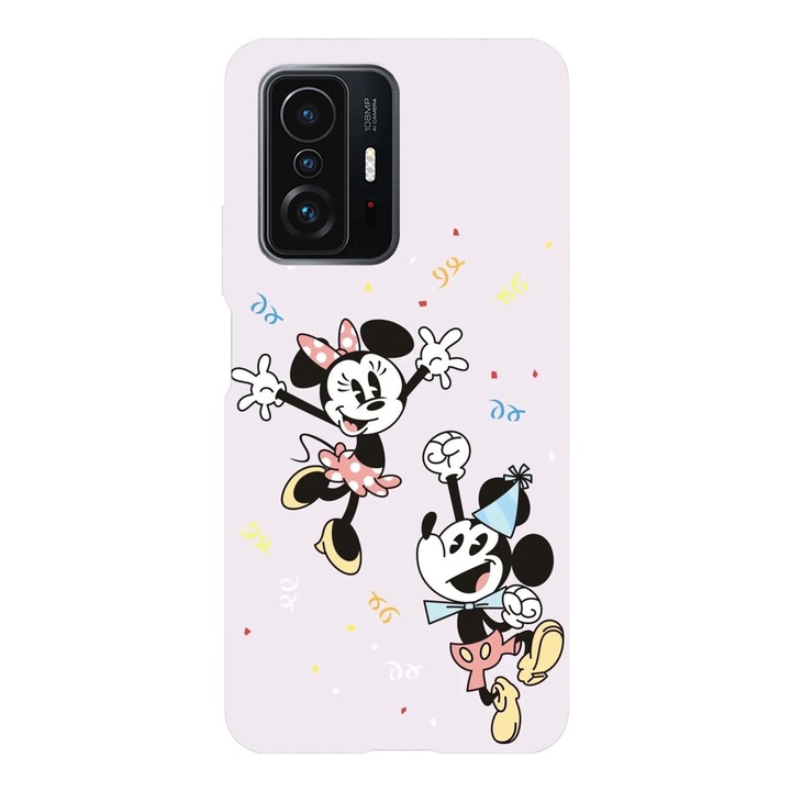 Husa telefon compatibila cu Xiaomi Redmi Note 14 Pro, Viceversa, model Mickey and Minnie from Mickey Mouse, Silicon, TPU