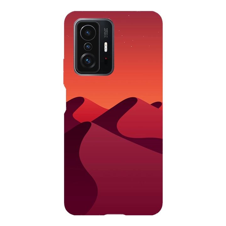 Husa telefon compatibila cu Xiaomi Redmi Note 14 Pro Plus, Viceversa, model Red Dunes, Silicon, TPU