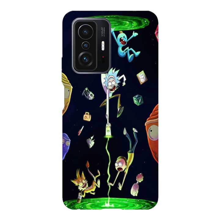 Husa telefon compatibila cu Xiaomi Redmi Note 14 Pro Plus, Viceversa, model Rick and morty multiverse, Silicon, TPU