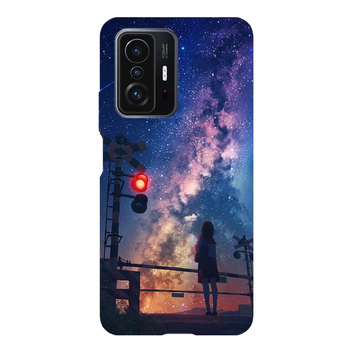 Husa telefon compatibila cu Xiaomi Redmi Note 14 Pro Plus, Viceversa, model Red light, Silicon, TPU