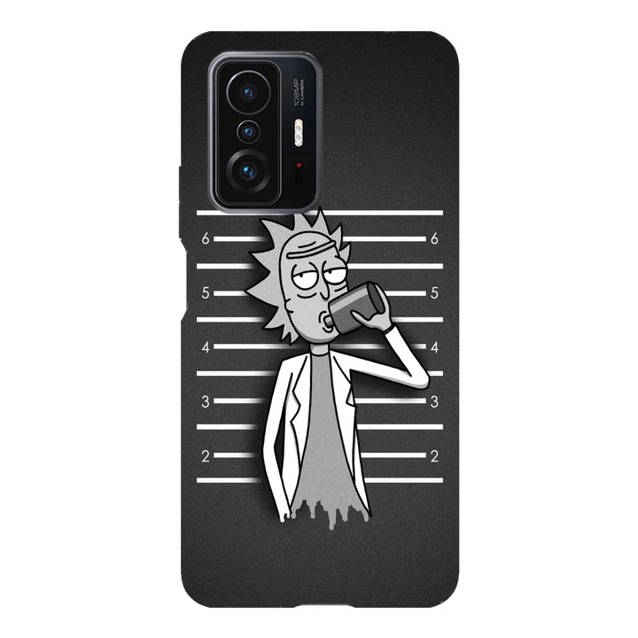 Husa telefon compatibila cu Xiaomi Redmi Note 14 Pro Plus, Viceversa, model Rick mugshot, Silicon, TPU