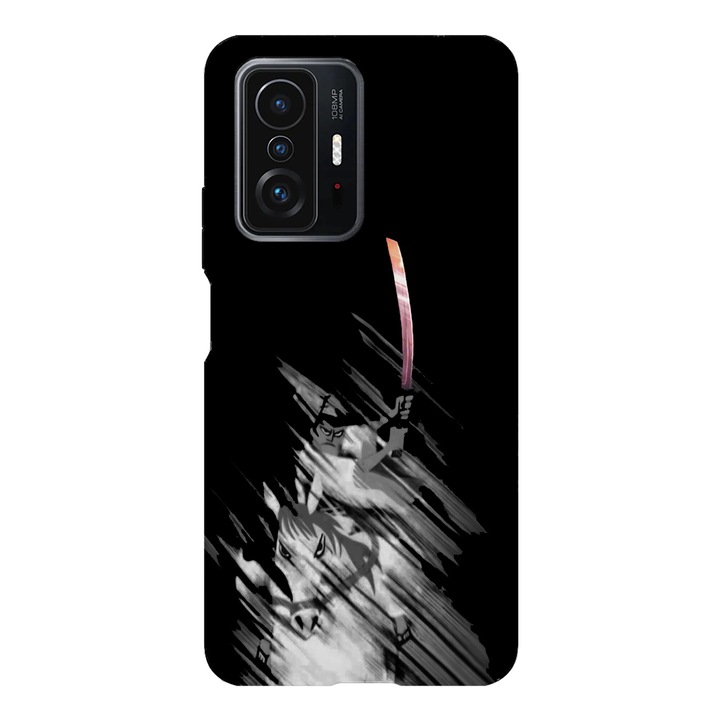 Husa telefon compatibila cu Xiaomi Redmi Note 14 Pro, Viceversa, model Samurai Jack dashed art, Silicon, TPU