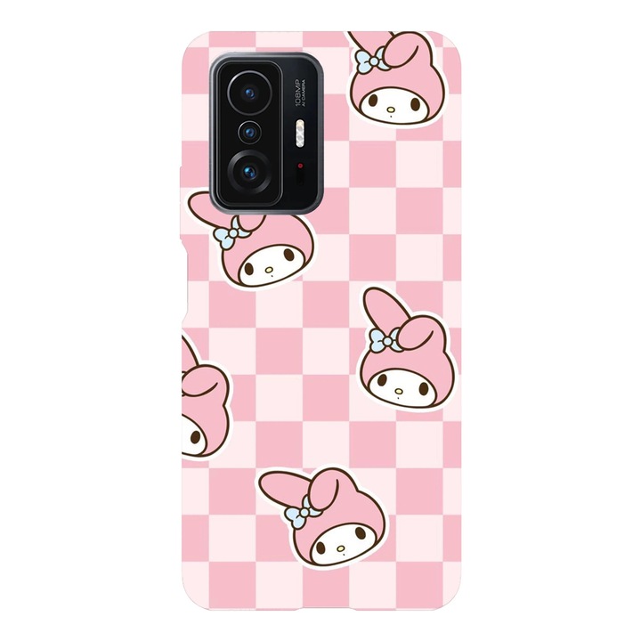 Husa telefon compatibila cu Xiaomi Redmi Note 14 Pro, Viceversa, model My Mellody Pattern Hello Kitty, Silicon, TPU