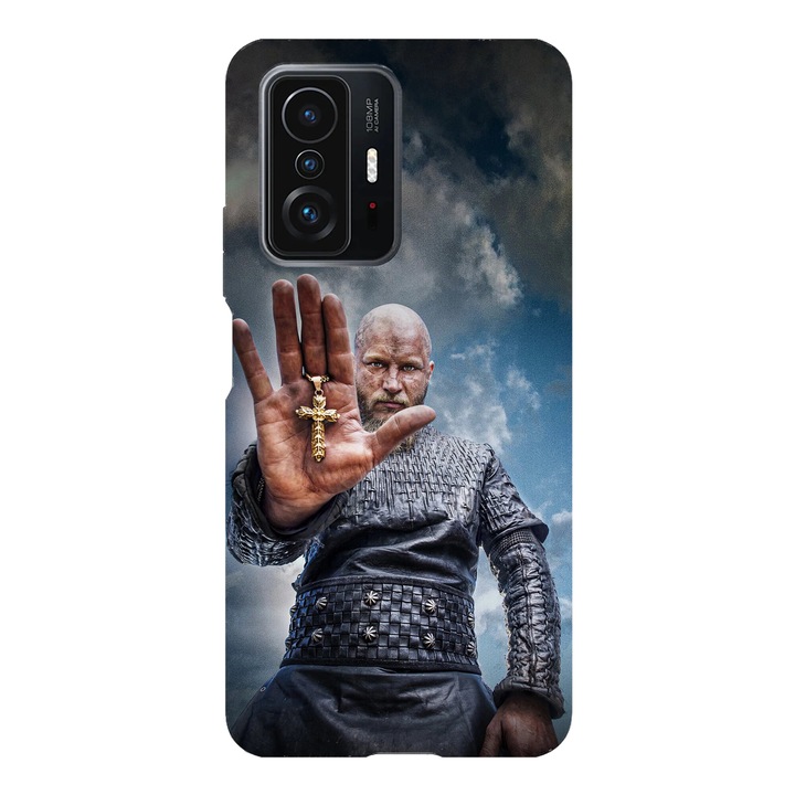 Husa telefon compatibila cu Xiaomi Redmi Note 14 Pro Plus, Viceversa, model Ragnar Cross Vikings, Silicon, TPU