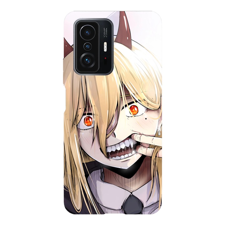 Husa telefon compatibila cu Xiaomi Redmi Note 14 Pro Plus, Viceversa, model Power Chainsaw Man, Silicon, TPU