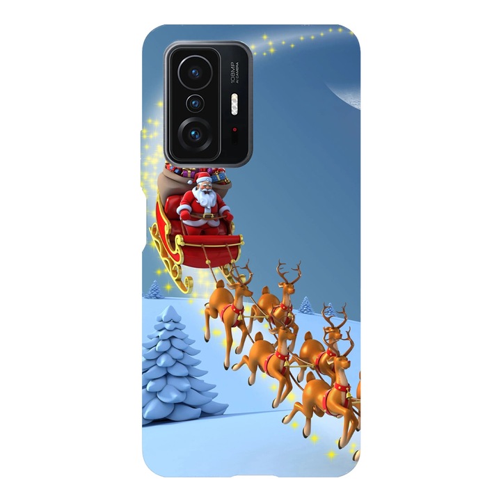 Husa telefon compatibila cu Xiaomi Redmi Note 14 Pro Plus, Viceversa, model Reindeers, Silicon, TPU