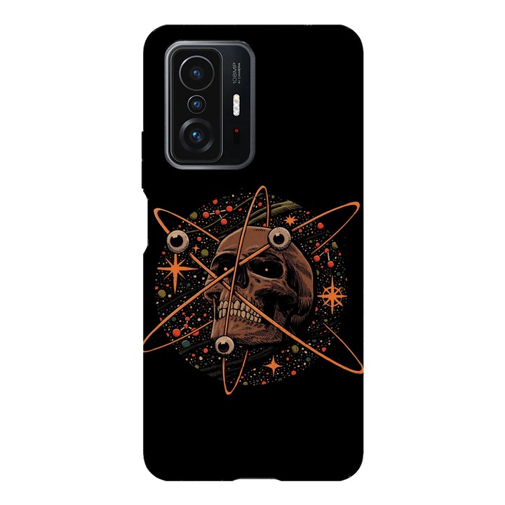 Husa telefon compatibila cu Xiaomi Redmi Note 14 Pro, Viceversa, model Skull atom, Silicon, TPU