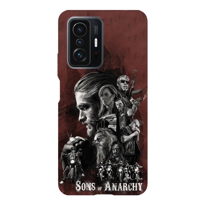 Husa telefon compatibila cu Xiaomi Redmi Note 14 Pro Plus, Viceversa, model Sons of Anarchy Members, Silicon, TPU