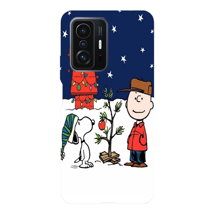 Husa telefon compatibila cu Xiaomi Redmi Note 14 Pro, Viceversa, model Snoppy's Christmas Eve, Silicon, TPU