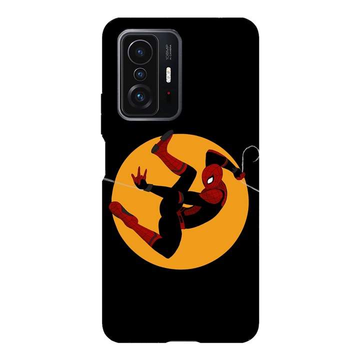 Husa telefon compatibila cu Xiaomi Redmi Note 14 Pro Plus, Viceversa, model Spiderman Swing, Silicon, TPU
