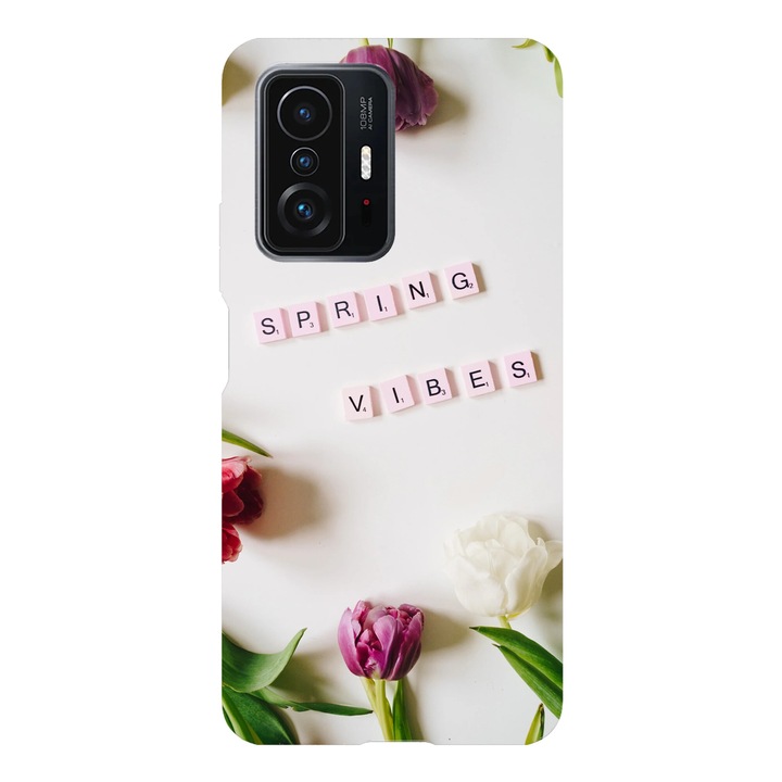 Husa telefon compatibila cu Xiaomi Redmi Note 14 Pro Plus, Viceversa, model Spring Vibes, Silicon, TPU