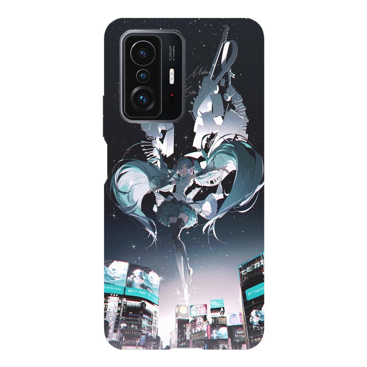 Husa telefon compatibila cu Xiaomi Redmi Note 14 Pro Plus, Viceversa, model Stars Hatsune Miku, Silicon, TPU