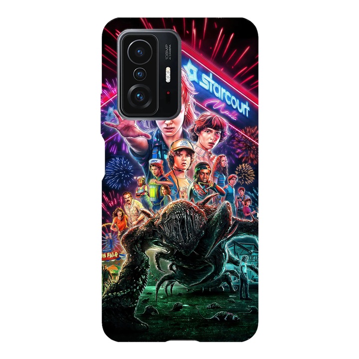 Калъф за телефон, съвместим с Xiaomi Redmi Note 14 Pro, Viceversa, модел Stranger Things, силикон, TPU