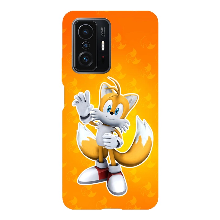 Калъф за телефон, съвместим с Xiaomi Redmi Note 14 Pro, Viceversa, модел Tails Sonic The Hedgehog, силикон, TPU