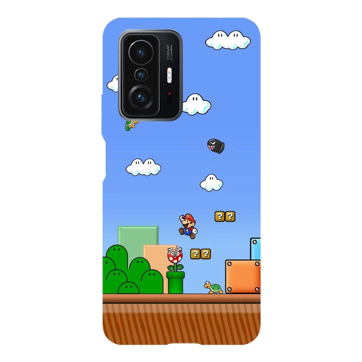 Калъф за телефон, съвместим с модел Xiaomi 14T Pro, Viceversa, Super Mario 3D, силикон, TPU