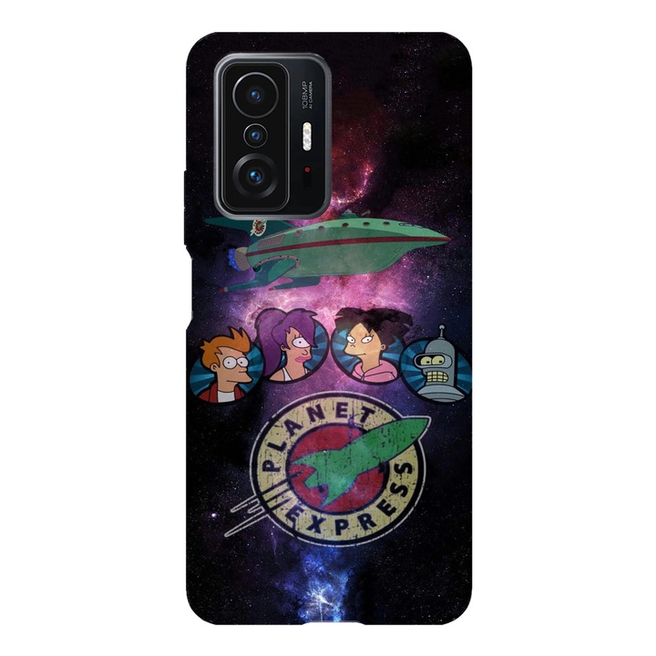 Husa telefon compatibila cu Xiaomi Redmi Note 14 Pro Plus, Viceversa, model Planet express Futurama, Silicon, TPU