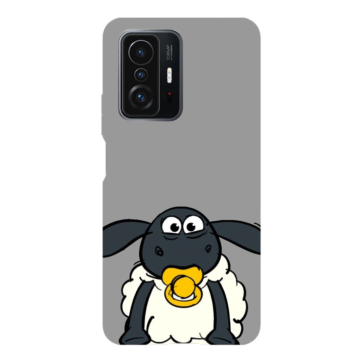 Калъф за телефон, съвместим с Xiaomi Redmi Note 14 Pro, Viceversa, моделът Timmy the cute lamb, силикон, TPU