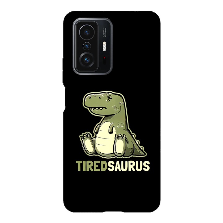 Husa telefon compatibila cu Xiaomi Redmi Note 14 Pro Plus, Viceversa, model Tiredsaurus rex, Silicon, TPU