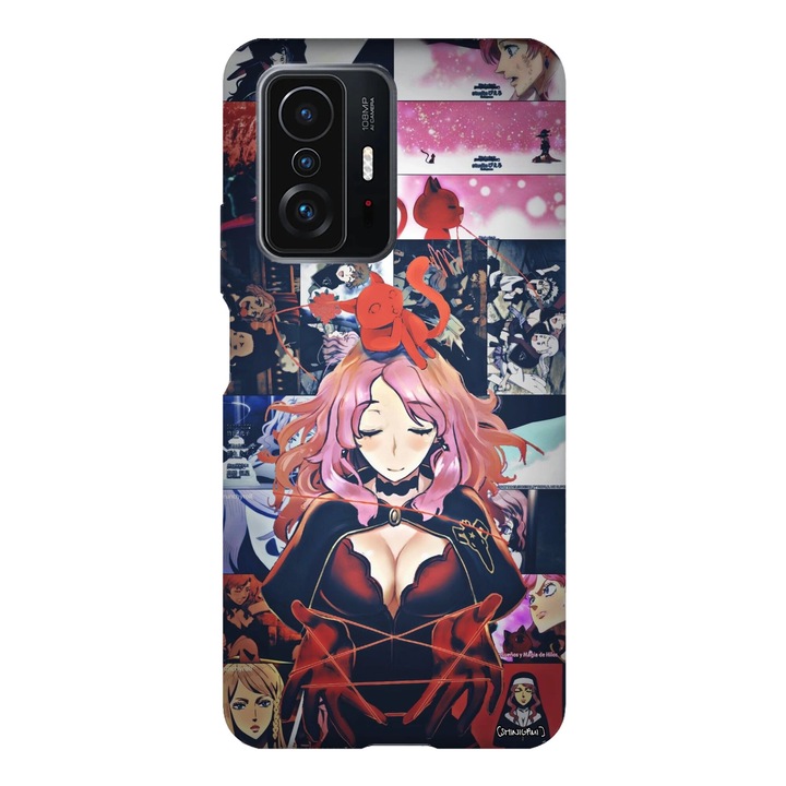 Husa telefon compatibila cu Xiaomi Redmi Note 14 Pro, Viceversa, model Vannesa Black Clover, Silicon, TPU